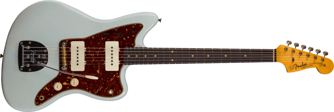 \'62 Jazzmaster Journeyman Relic, Rosewood Fingerboard - Super Faded Aged Sonic Blue