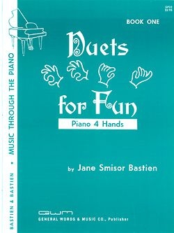 Kjos Music - Duets For Fun, Book 1 - Bastien - Piano Duet (1 Piano, 4 Hands) - Book