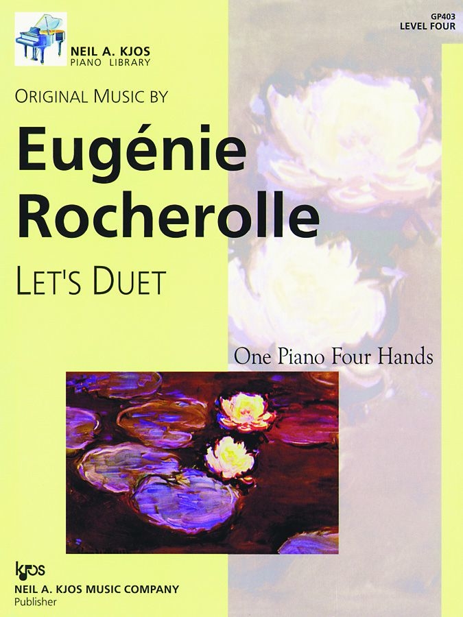 Let\'s Duet, Level 4 - Rocherolle - Piano Duet (1 Piano, 4 Hands) - Book