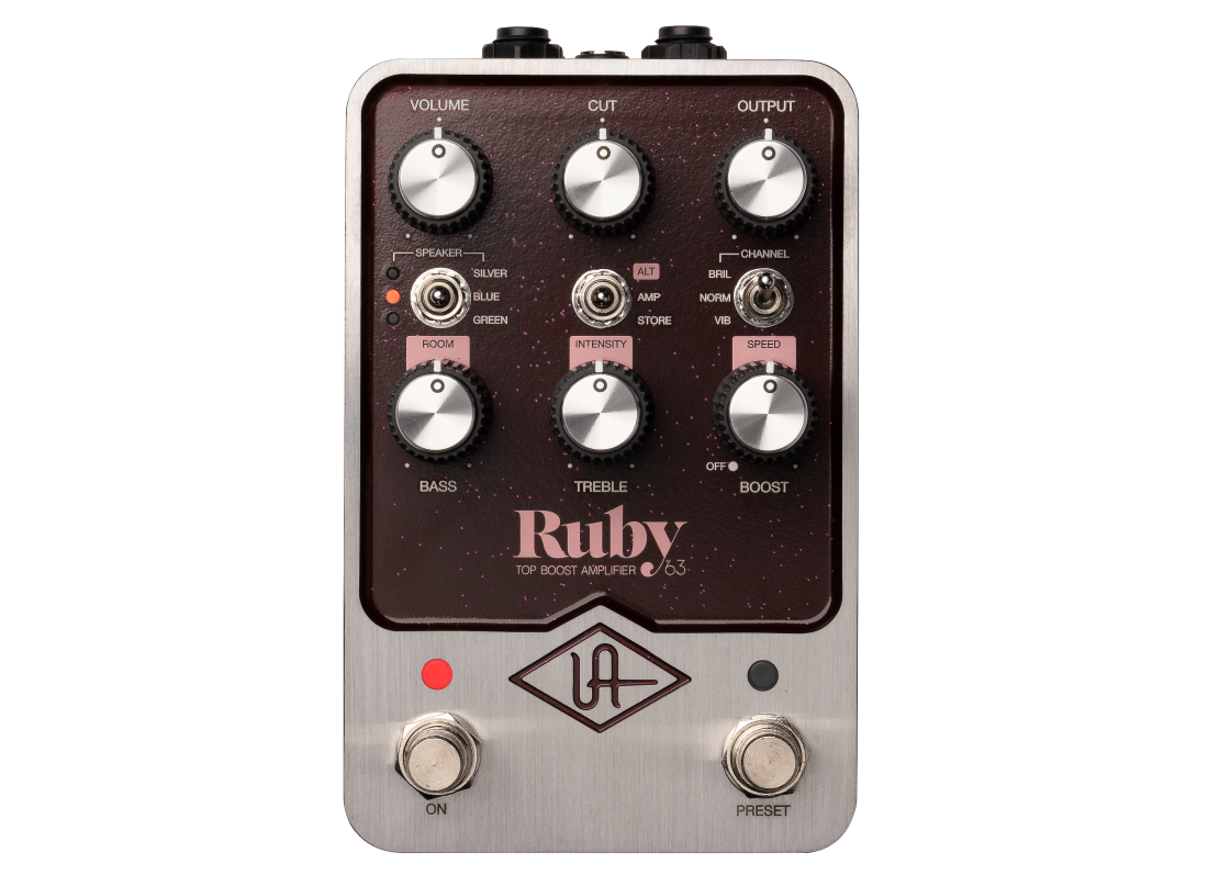 UAFX Ruby \'63 Top Boost Amplifier Pedal