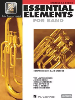 Hal Leonard - Essential Elements 2000 - Livre 2 - Baryton (cl de fa) - Livre/Mdia en ligne