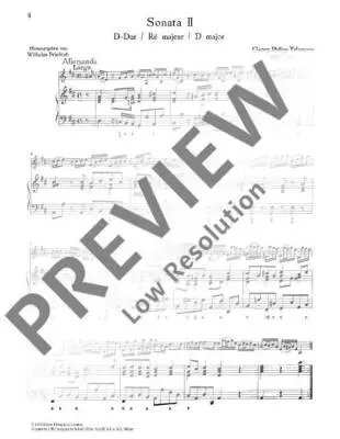 6 Sonatas - Telemann - Violin/Piano - Book
