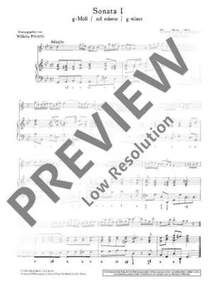 6 Sonatas - Telemann - Violin/Piano - Book
