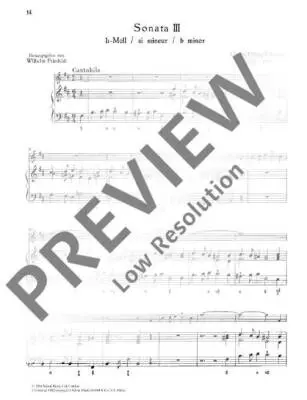 6 Sonatas - Telemann - Violin/Piano - Book