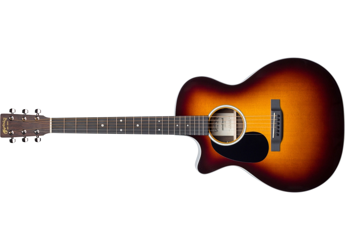 GPC-13E Burst Road Series Spruce/Ziricote Acoustic Guitar with Electronics and Gigbag - Left Handed