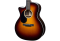 GPC-13E Burst Road Series Spruce/Ziricote Acoustic Guitar with Electronics and Gigbag - Left Handed