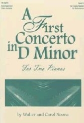 A First Concerto in D Minor - Noona - Piano Duet (2 Pianos, 4 Hands) - Book