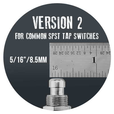 V2 Tallboy Replacement Footswitch Button - Acrylic Clear