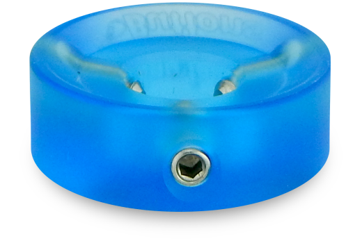 V1 Standard Replacement Footswitch Button - Acrylic Blue
