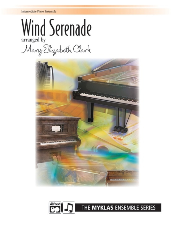Wind Serenade - Mozart/Clark - Piano Quartet (2 Pianos, 8 Hands) - Book