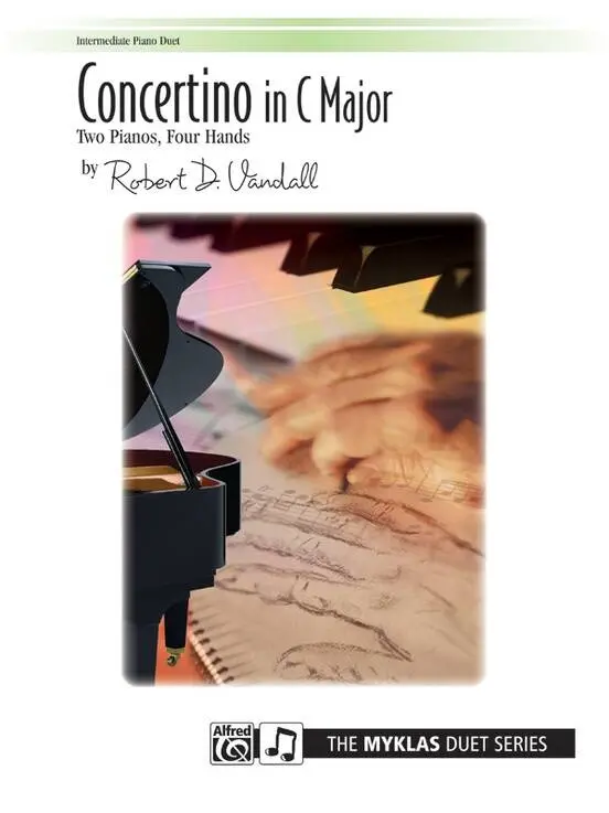 Concertino in C Major - Vandall - Piano Duo (2 Pianos, 4 Hands) - Book