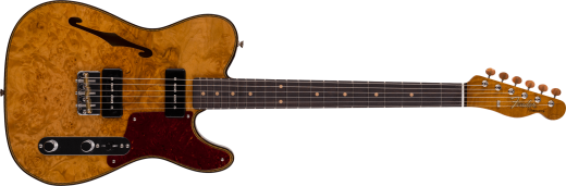 Fender Custom Shop - Artisan Dual P90 Maple Burl Telecaster NOS, Rosewood Fingerboard - Aged Natural