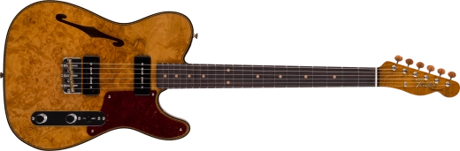 Fender Custom Shop - Artisan Dual P90 Maple Burl Telecaster NOS, Rosewood Fingerboard - Aged Natural