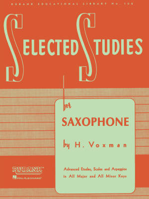 Selected Studies - Voxman - Saxophone - Book