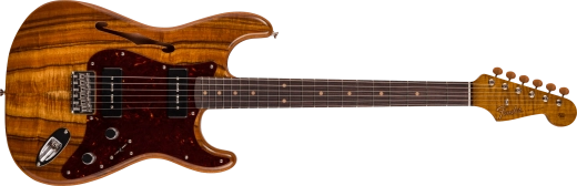Fender Custom Shop - Artisan Dual P90 Koa Stratocaster NOS, Rosewood Fingerboard - Aged Natural