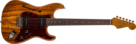 Artisan Dual P90 Koa Stratocaster NOS, Rosewood Fingerboard - Aged Natural