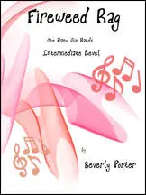 Fireweed Rag - Porter - Piano Trio (1 Piano, 6 Hands) - Sheet Music