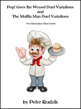 Pop! Goes the Weasel Duet Variations and The Muffin Man Duet Variations - Rudzik - Piano Duet (1 Piano, 4 Hands) - Book