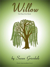 Red Leaf Pianoworks - Willow - Griesdale - Piano Duet (1 Piano, 4 Hands) - Sheet Music