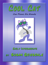Cool Cat - Griesdale - Piano Trio (1 Piano, 6 Hands) - Book