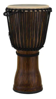 Pearl - Artisan Straight Grain Limba Rope Tuned Djembe - 14