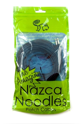 Nazca Audio Noodles - Cordons de raccordement 3,5mm TS  3,5mm TS (5 units, noir, 100cm)