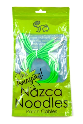 Nazca Audio Noodles - Cbles de raccordement 3,5mm TS  3,5mm TS (5 units, vert, 100cm)