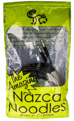 Nazca Audio Noodles - Cordons de raccordement 3,5mm TS  3,5mm TS (5 units, noir, 300cm)