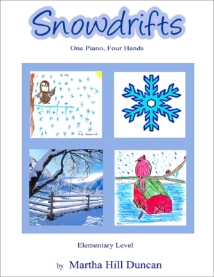 Red Leaf Pianoworks - Snowdrifts - Duncan - Piano Duet (1 Piano, 4 Hands) - Sheet Music