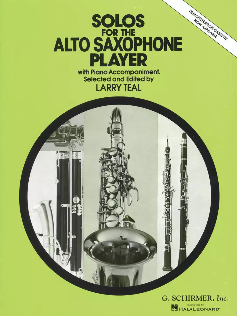 Solos for the Alto Saxophone Player - Teal - Alto Saxophone/Piano - Book