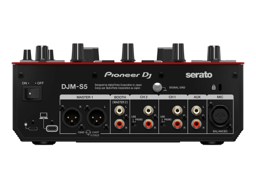 DJM-S5 Scratch Style Two-Channel DJ Mixer for Serato DJ Pro