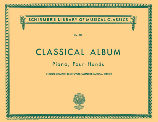 G. Schirmer Inc. - Classical Album: 12 original pieces - Piano Duet (1 Piano, 4 Hands) - Book