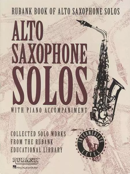 Rubank Book of Alto Saxophone Solos - Intermediate Level