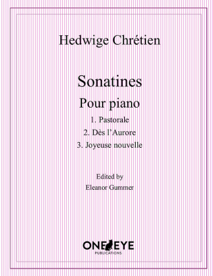 One Eye Publications - Sonatines - Chretien - Piano - Book