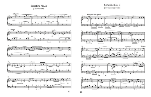 Sonatines - Chretien - Piano - Book