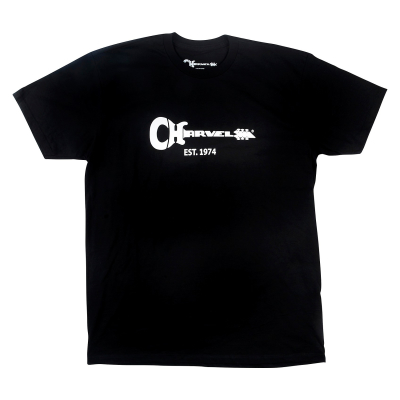 Charvel Guitars - Guitar Logo T-Shirt in Black - Medium
