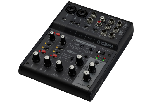AG06MK2 6-Channel Live Streaming Loopback Audio USB Mixer - Black