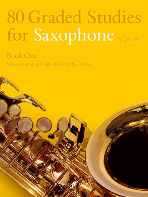 Faber Music - 80 Graded Studies for Saxophone, Book One - Davies/Harris - Book