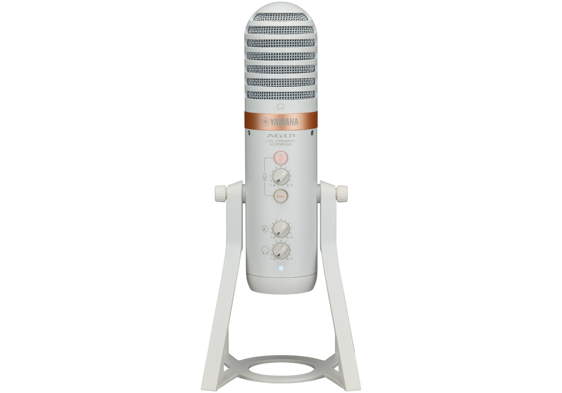 AG01 Live Streaming USB Microphone - White