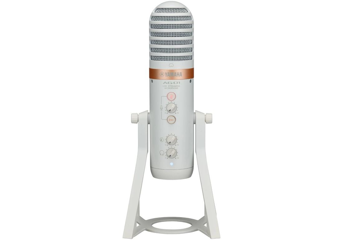 AG01 Live Streaming USB Microphone - White