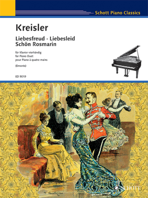 Schott - Liebesfreud / Liebesleid / Schon Rosmarin - Kreisler/Emonts - Piano Duet (1 Piano, 4 Hands) - Book
