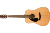 Fender - CD-60S Dreadnought Acoustic Guitar, Natural - Left Handed
