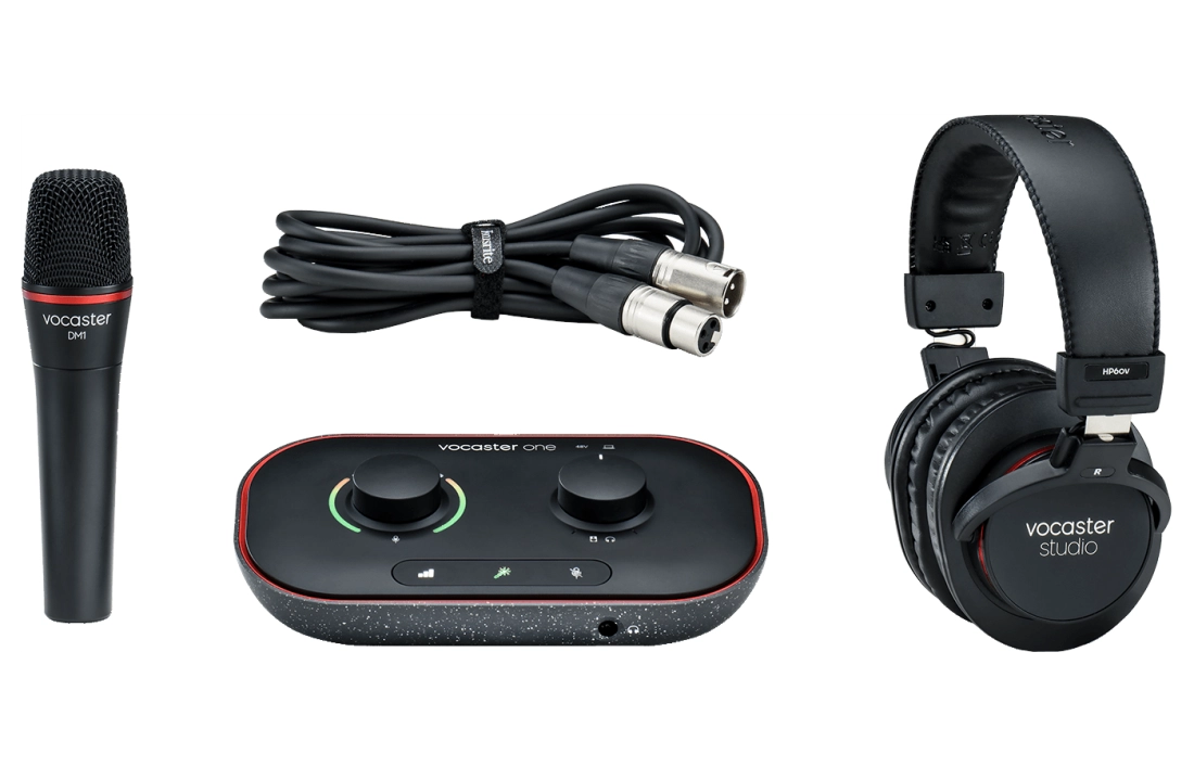 Vocaster One Studio Podcasting Kit