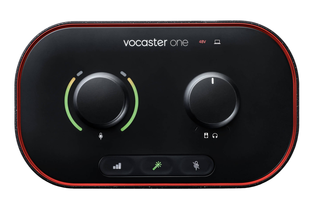 Vocaster One Podcast Interface