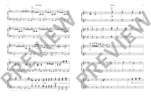 Sleeping Beauty: Jazz Fantasy on a Theme by Tchaikovsky - Rosenblatt - Piano Duet (1 Piano, 4 Hands) - Book