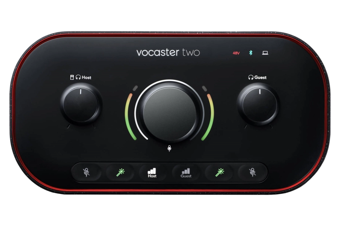 Vocaster Two Podcast Interface