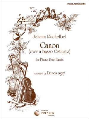 Canon (Over A Basso Ostinato) - Pachelbel/Agay - Piano Duet (1 Piano, 4 Hands) - Sheet Music