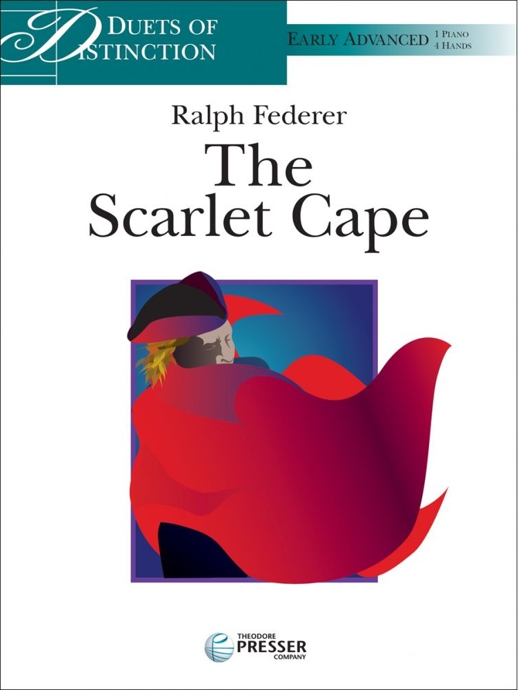 The Scarlet Cape - Federer - Piano Duet (1 Piano, 4 Hands) - Sheet Music