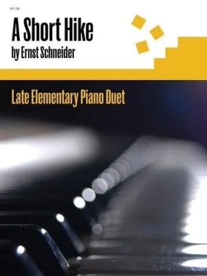 A Short Hike - Schneider - Piano Duet (1 Piano, 4 Hands) - Sheet Music