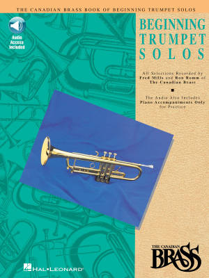 Hal Leonard - Canadian Brass Book of Beginning Trumpet Solos - Romm/Mills - Book/Audio Online